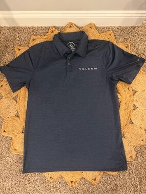 Volcom Men's Dark Navy Performance Polo